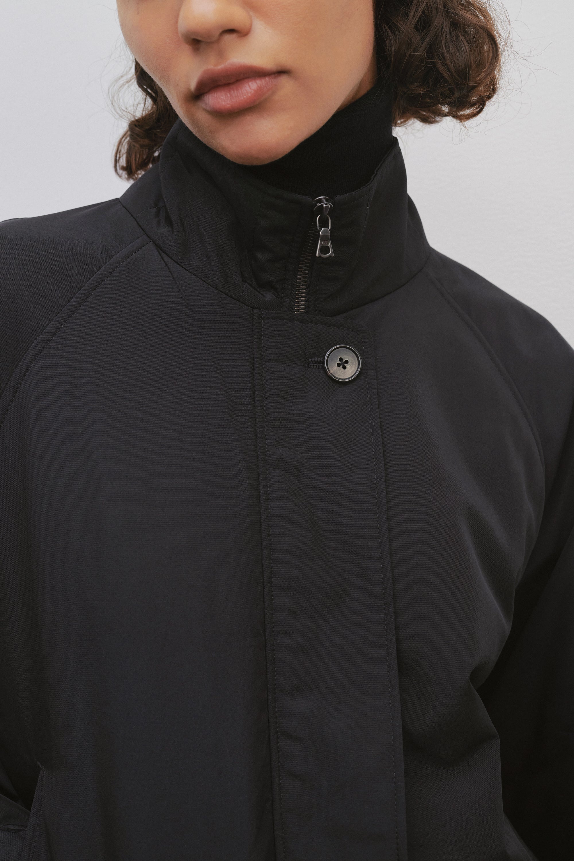 Ide Jacket in Silk and Nylon - 6