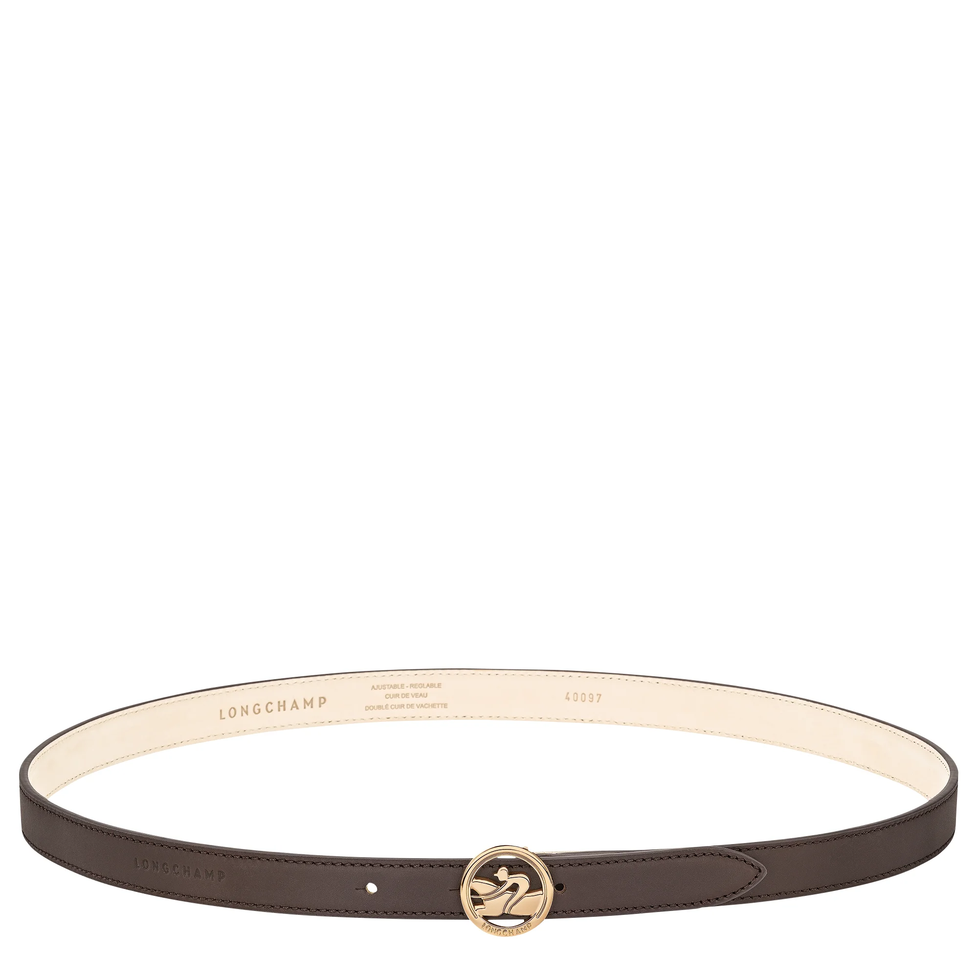 Ladies' belt Mocha - Leather - 1