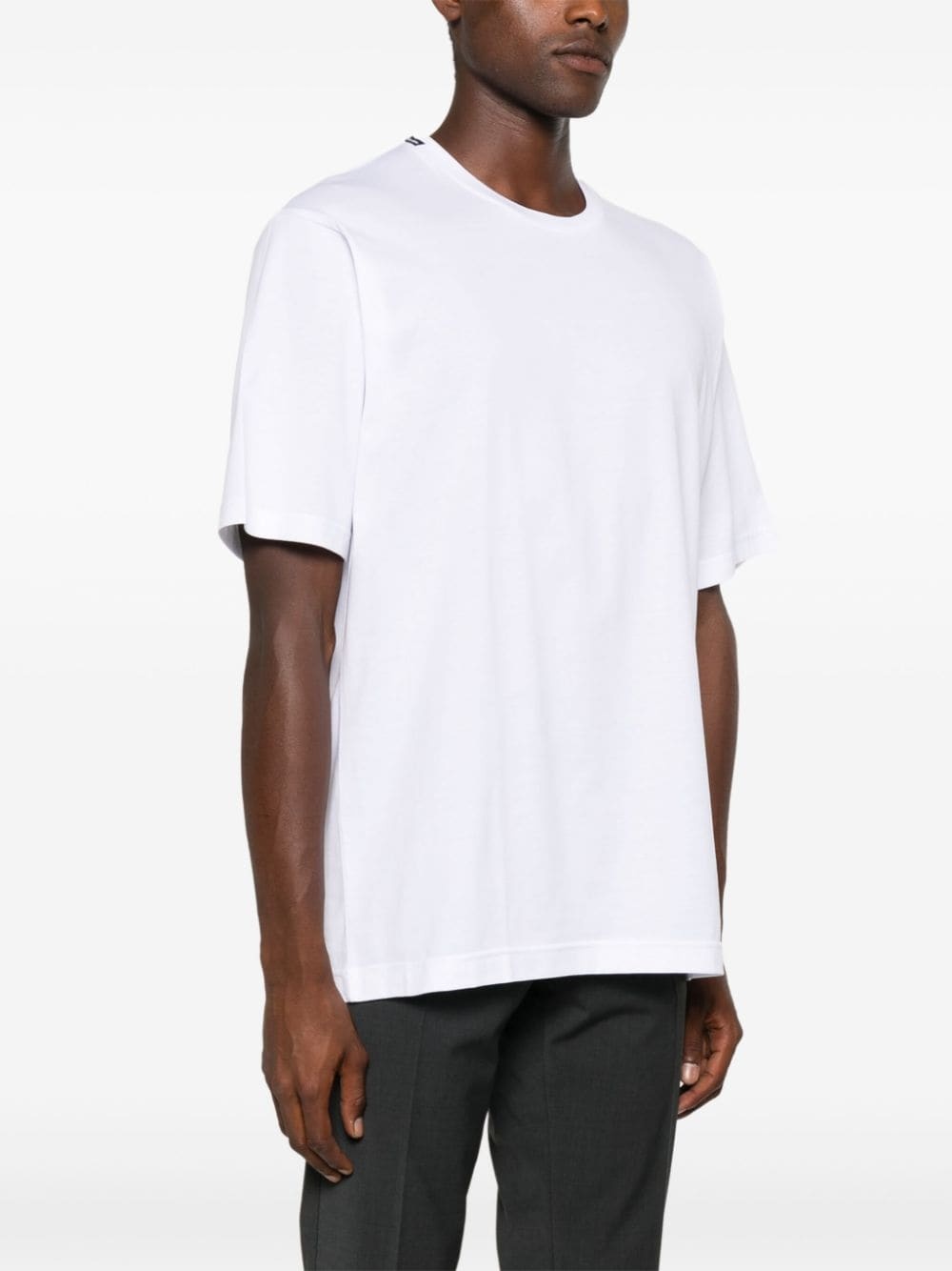 round-neck cotton T-shirt - 3