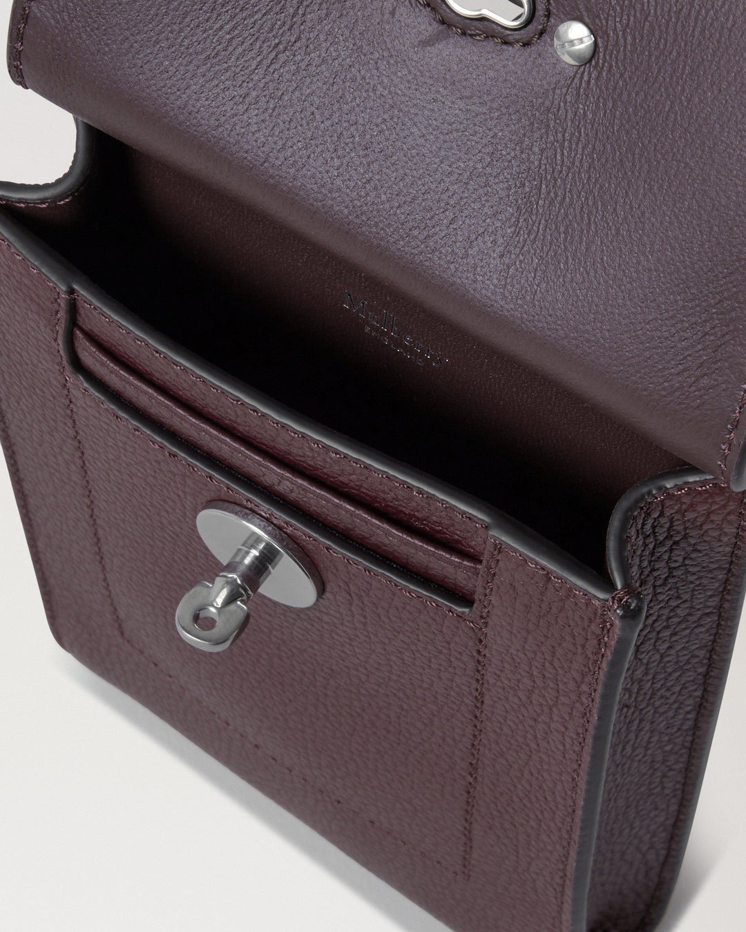 Mini Antony Black Cherry Small Classic Grain - 4