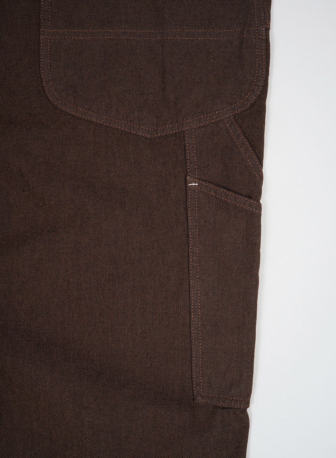 New Dungaree Broken Twill in Brown - 11