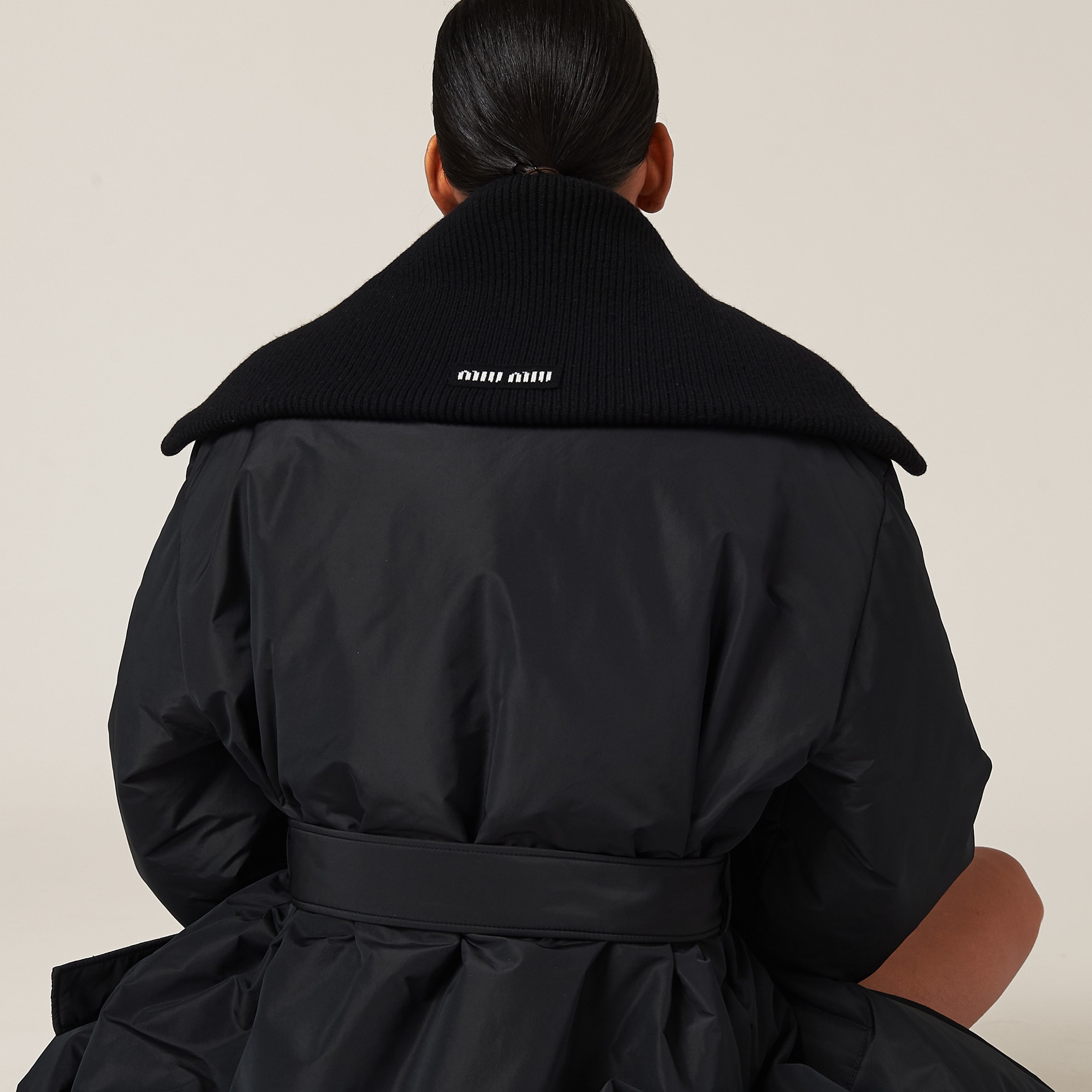 Technical fabric down coat - 4