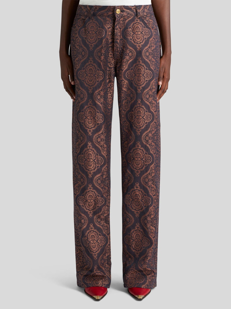 Etro BAGGY JACQUARD JEANS outlook