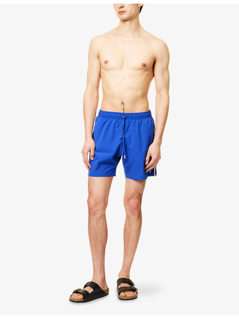 BOSS Iconic Stripe-Trim Swim Shorts outlook