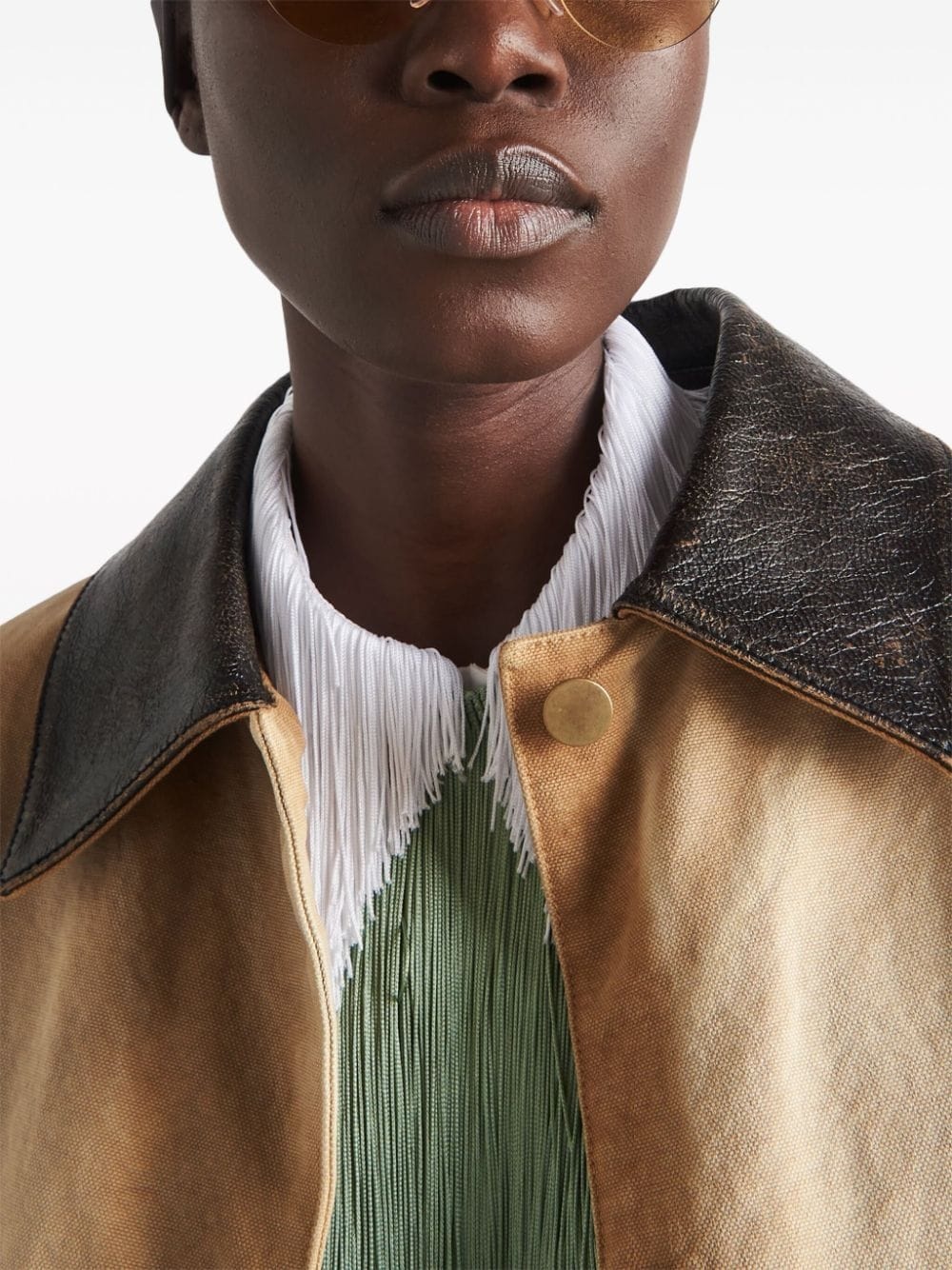 ripped canvas jacket - 5