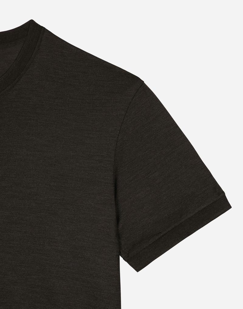 Short-sleeved silk T-shirt 4