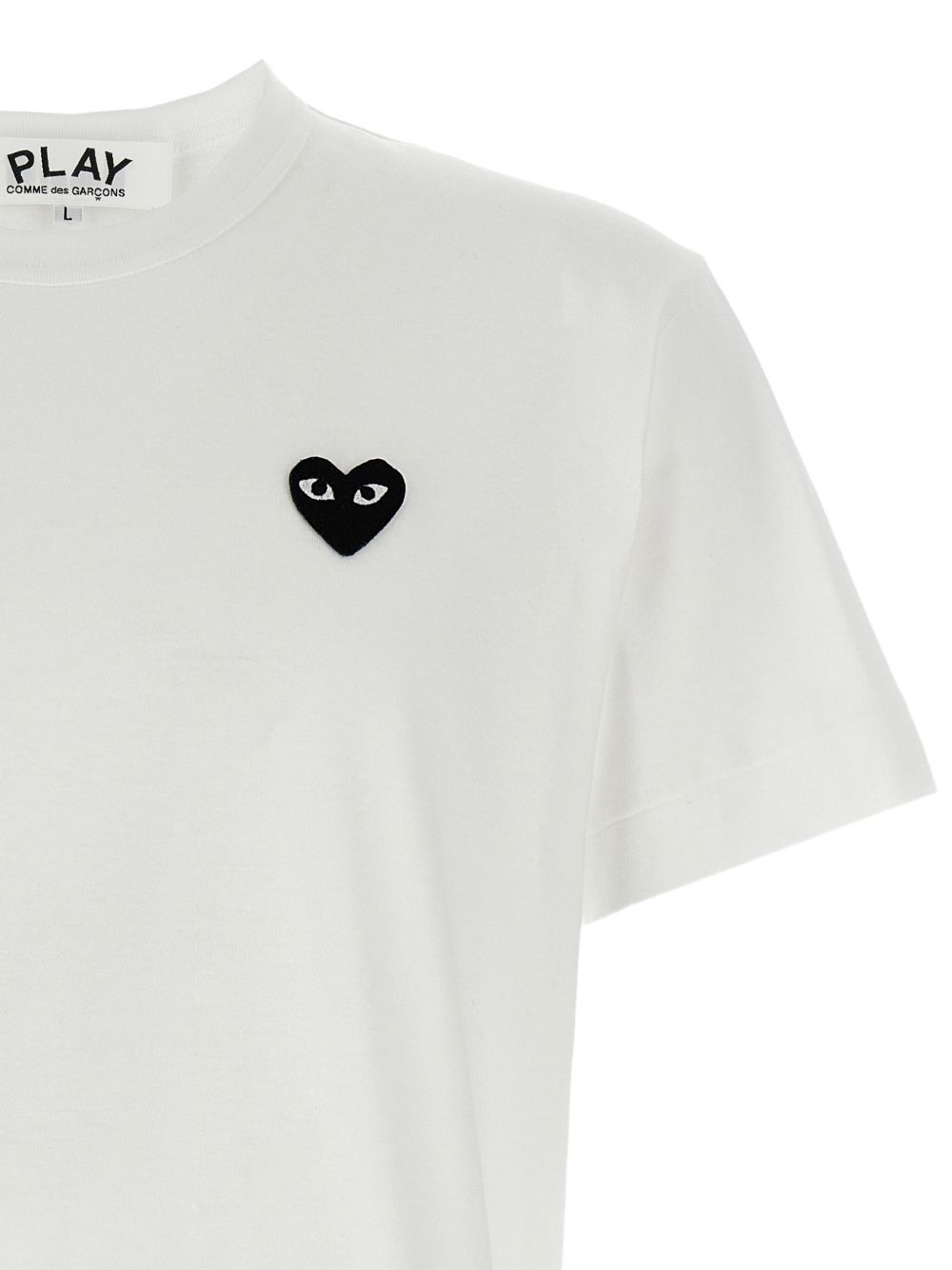 heart-patch T-shirt - 4