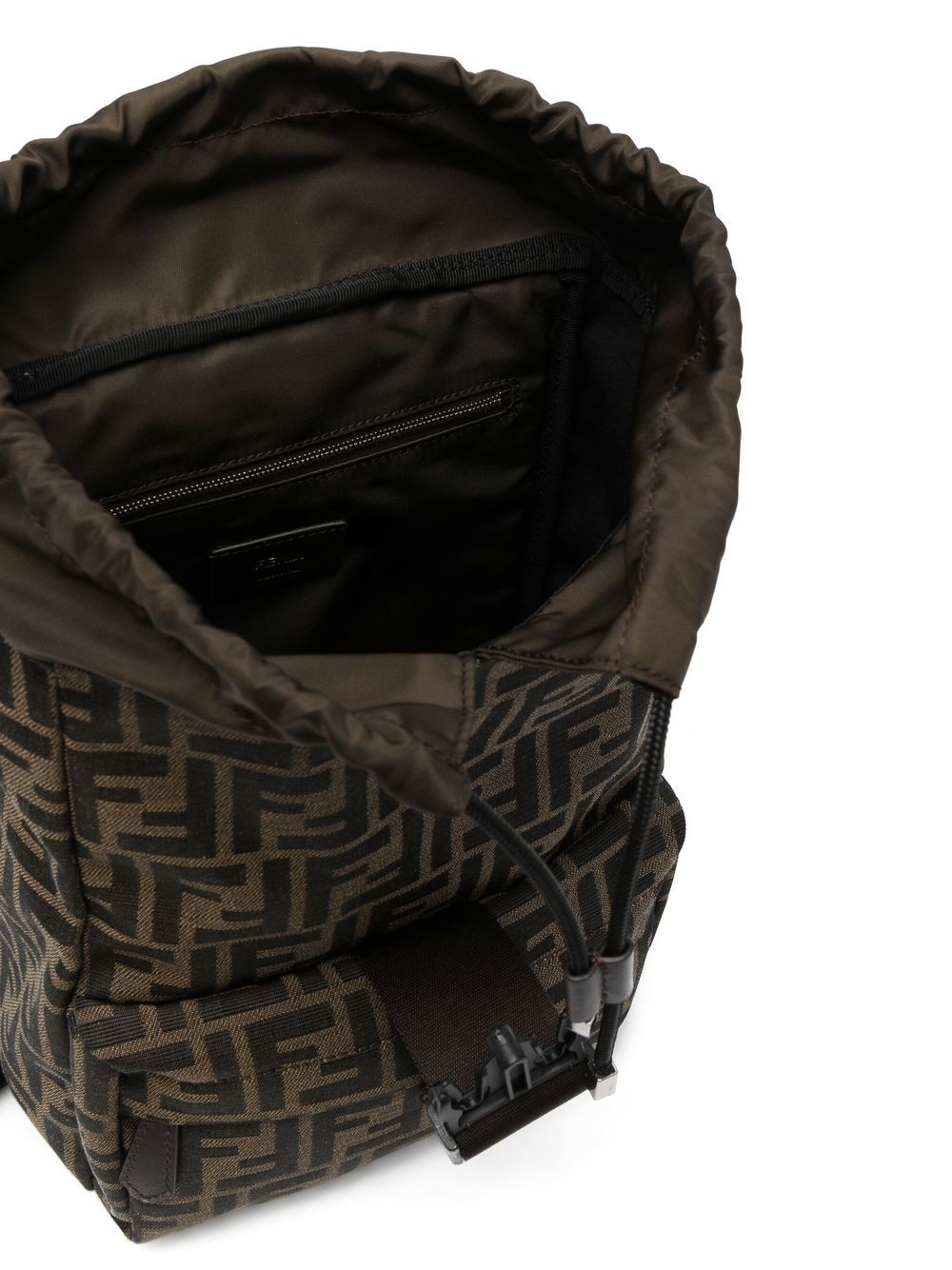 monogram-print backpack - 5