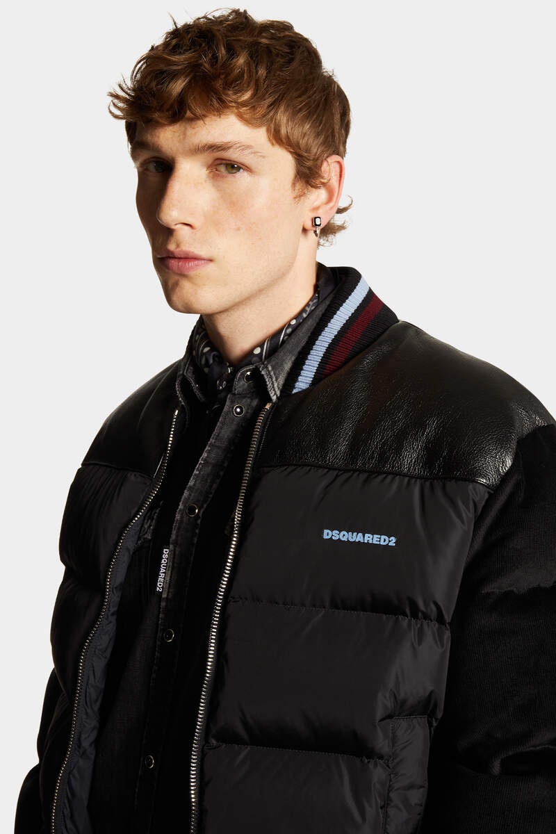 MIXED PUFFER BOMBER - 5