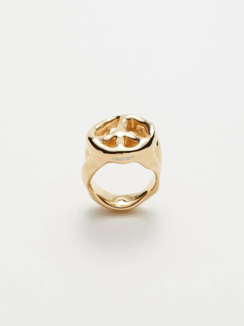 peace sign motif ring - 1