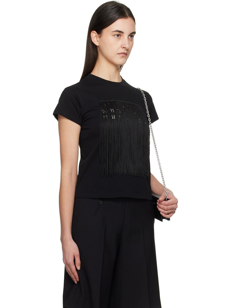 Black Fringe Logo T-shirt 2