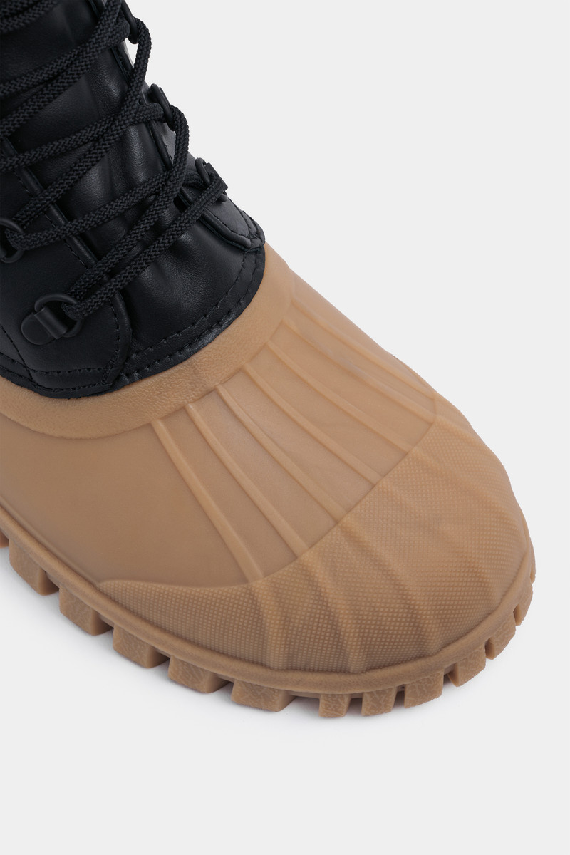 Stutterheim Patrol Boot Leather Black/Fudge outlook