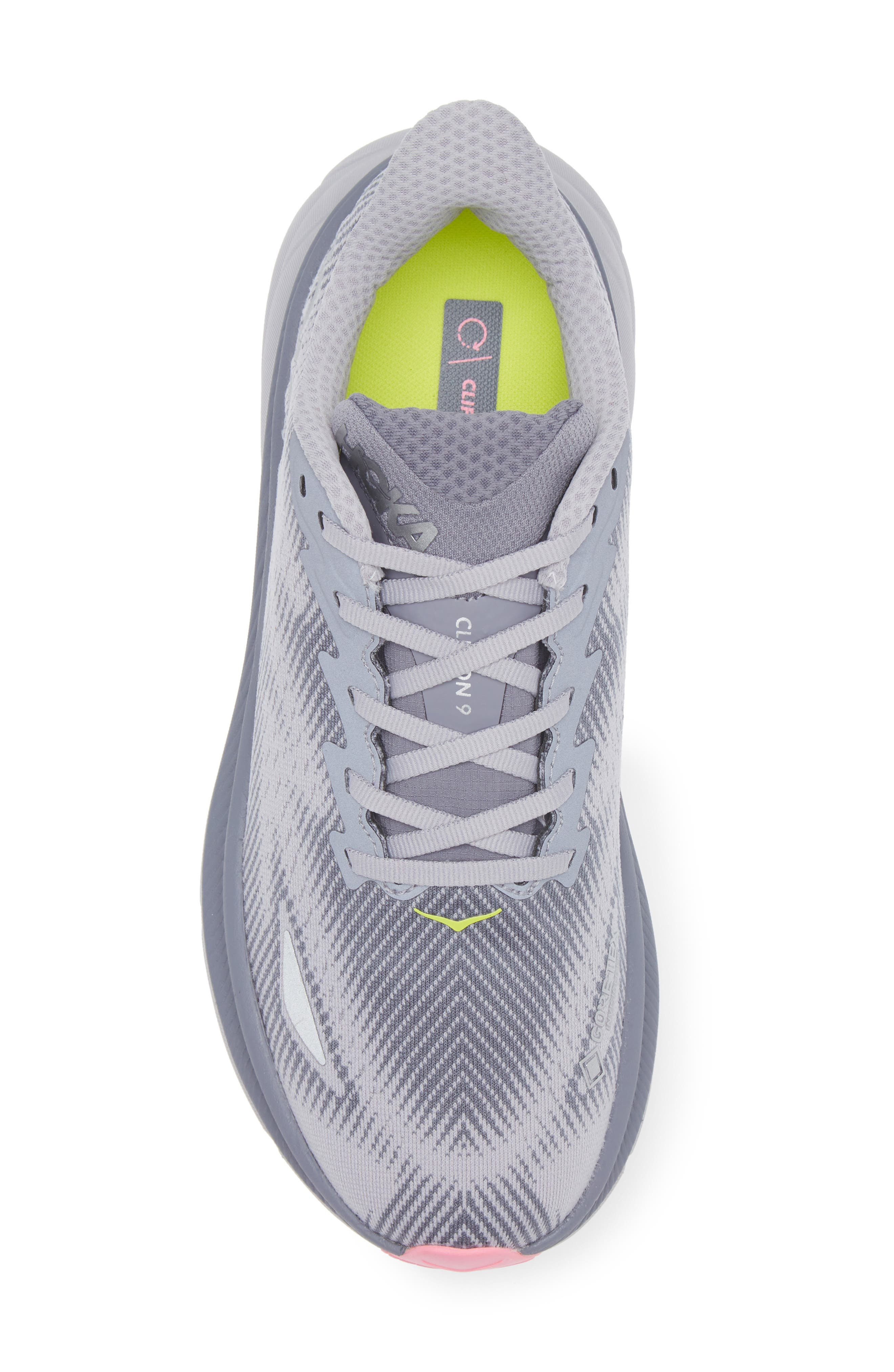 HOKA Clifton 9 Running Shoe in Grey Skies /Foggy Grey at Nordstrom - 5