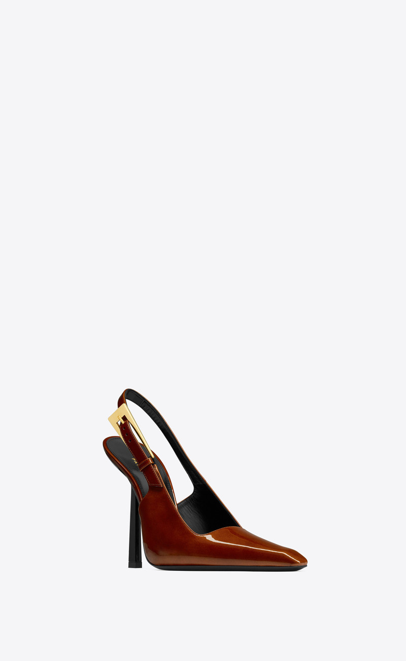 lee slingback pumps in patent leather 3