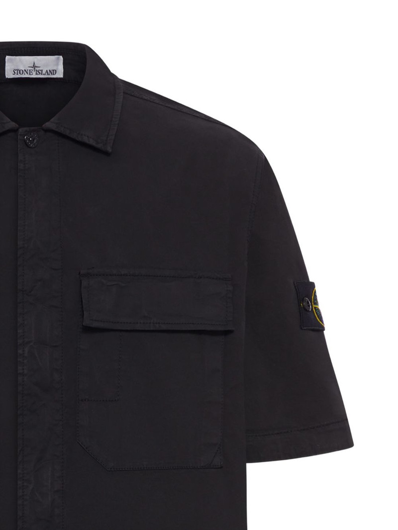 Stone Island chest-pocket short-sleeve shirt outlook
