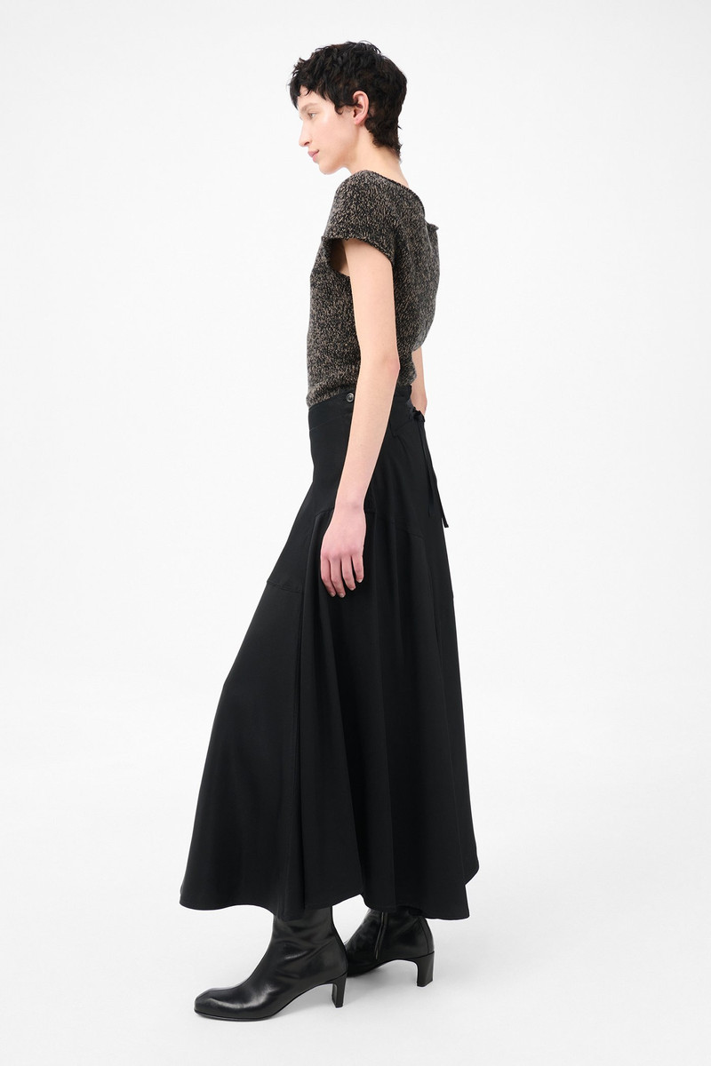 Waltz Skirt Fresh Black Tarmac Twill 4