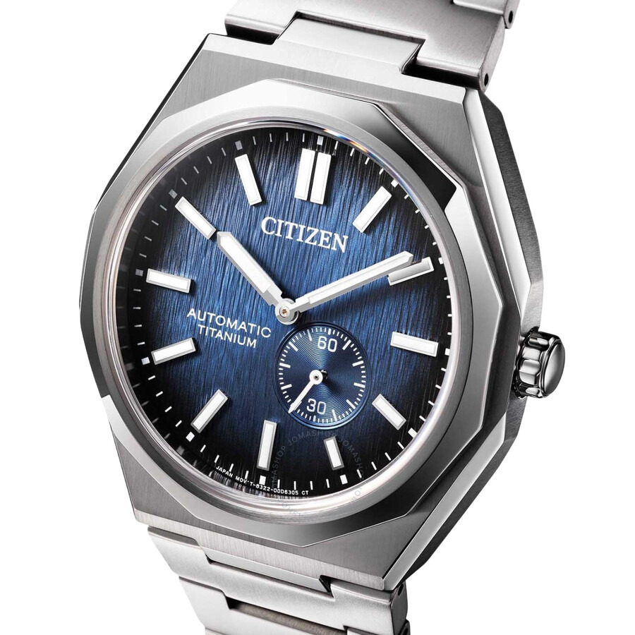 Citizen - Citizen Zenshin 60 Automatic Blue Dial Men's Watch NK5020-58M - 2
