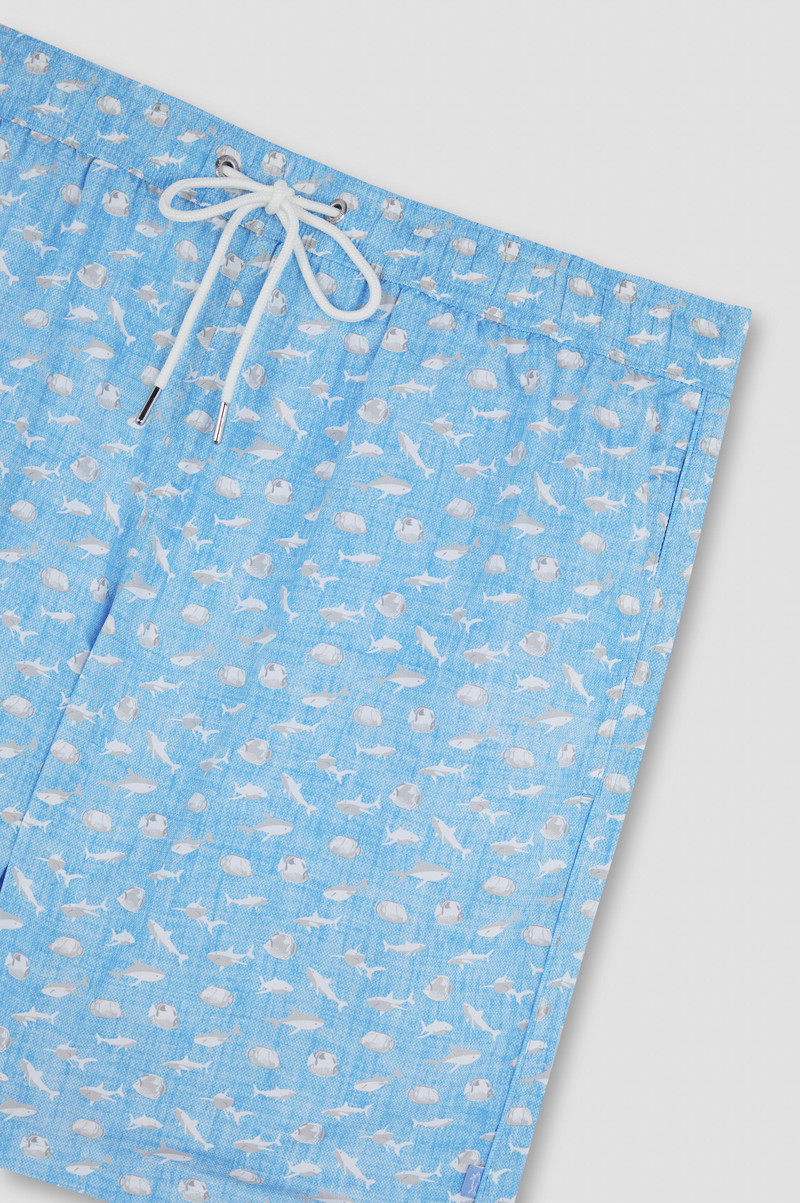 SWIM SHORTS WITH SHARK PRINT 5