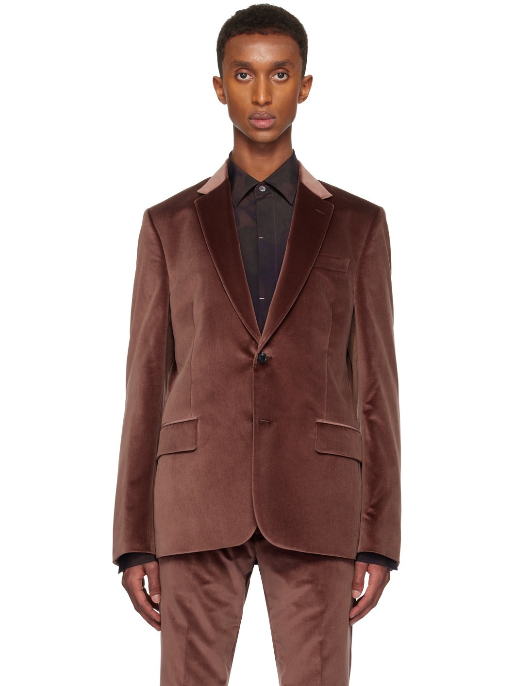 Burgundy 'The Soho' Blazer - 1