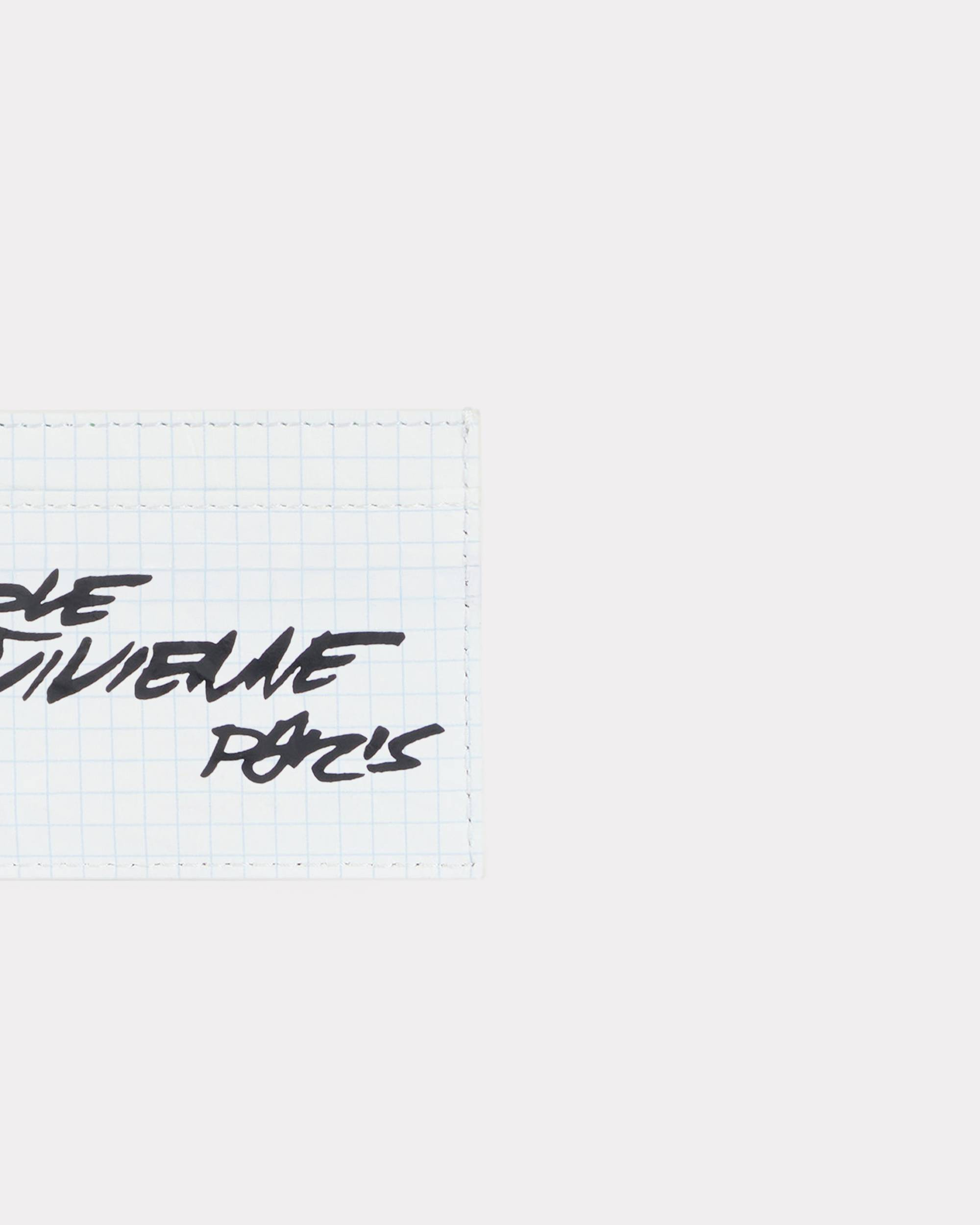 'Kenzo x Futura 2000' card holder 'Kenzo Paper' in leather - 3