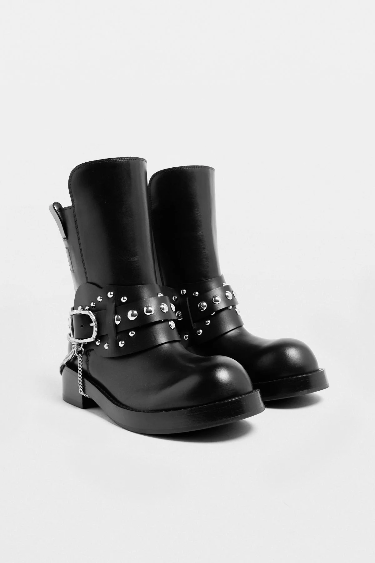 Boa Short Riding Boots with Spurs - 1