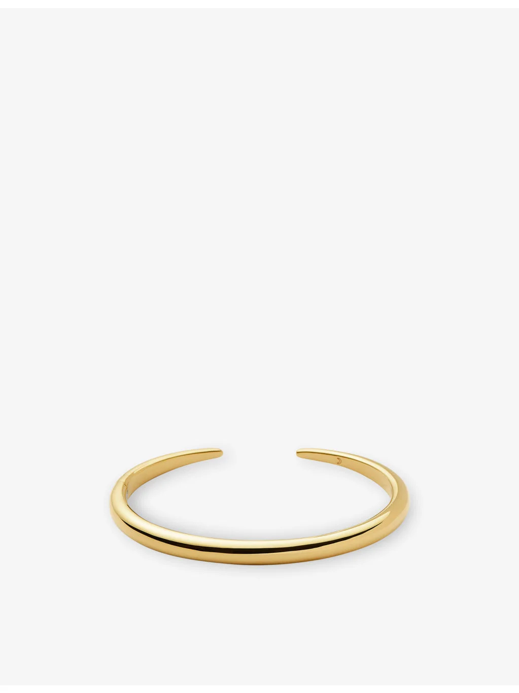 Claw 18ct yellow gold-plated brass cuff bracelet - 1