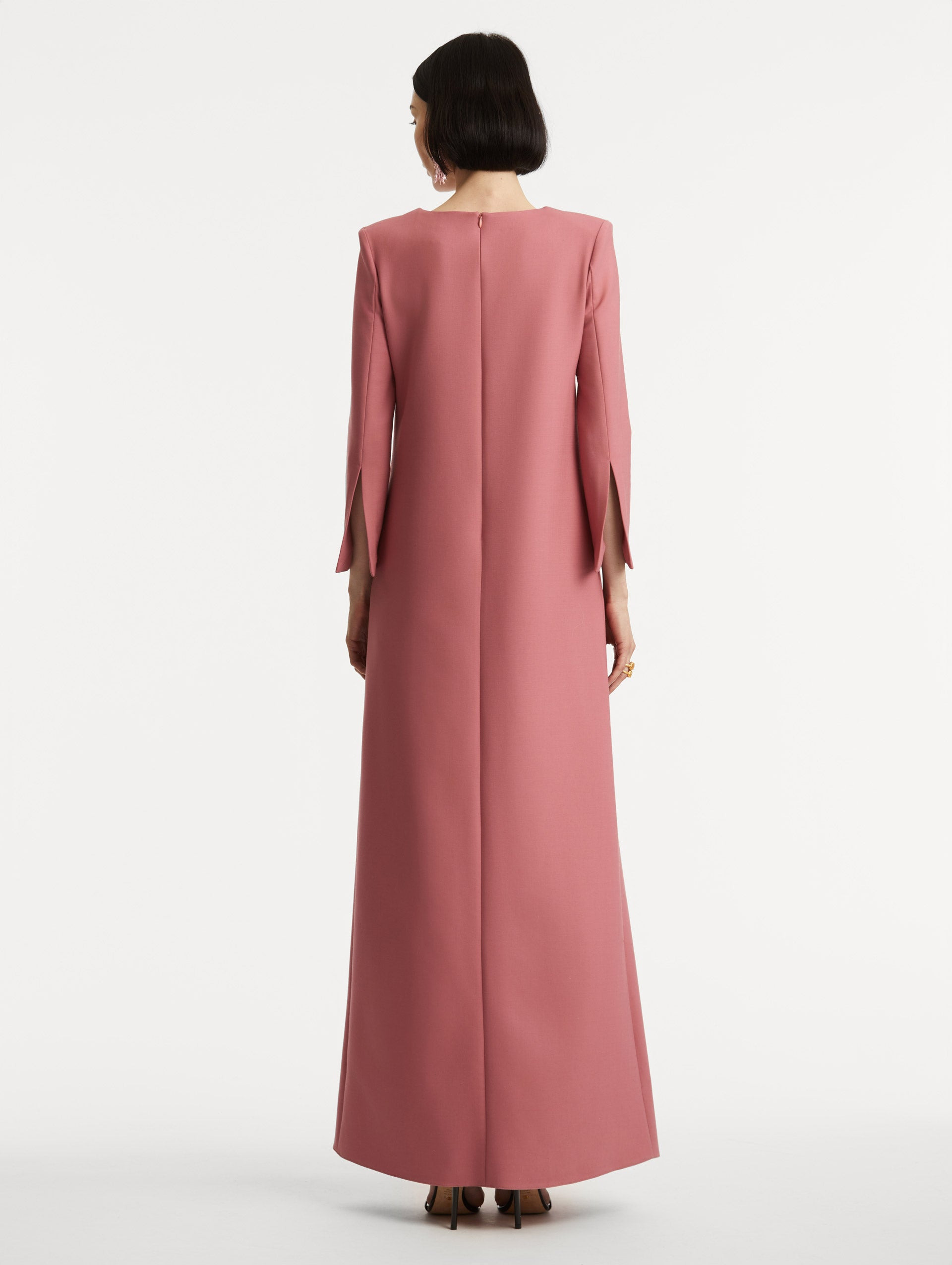 FLORAL LACE-UP CAFTAN - 3