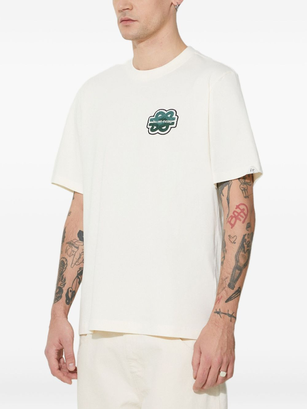 logo-patch T-shirt - 3