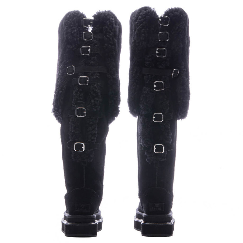 UGG UGG X SACAI WOMEN'S THIGH HIGH BOOT - BLACK outlook