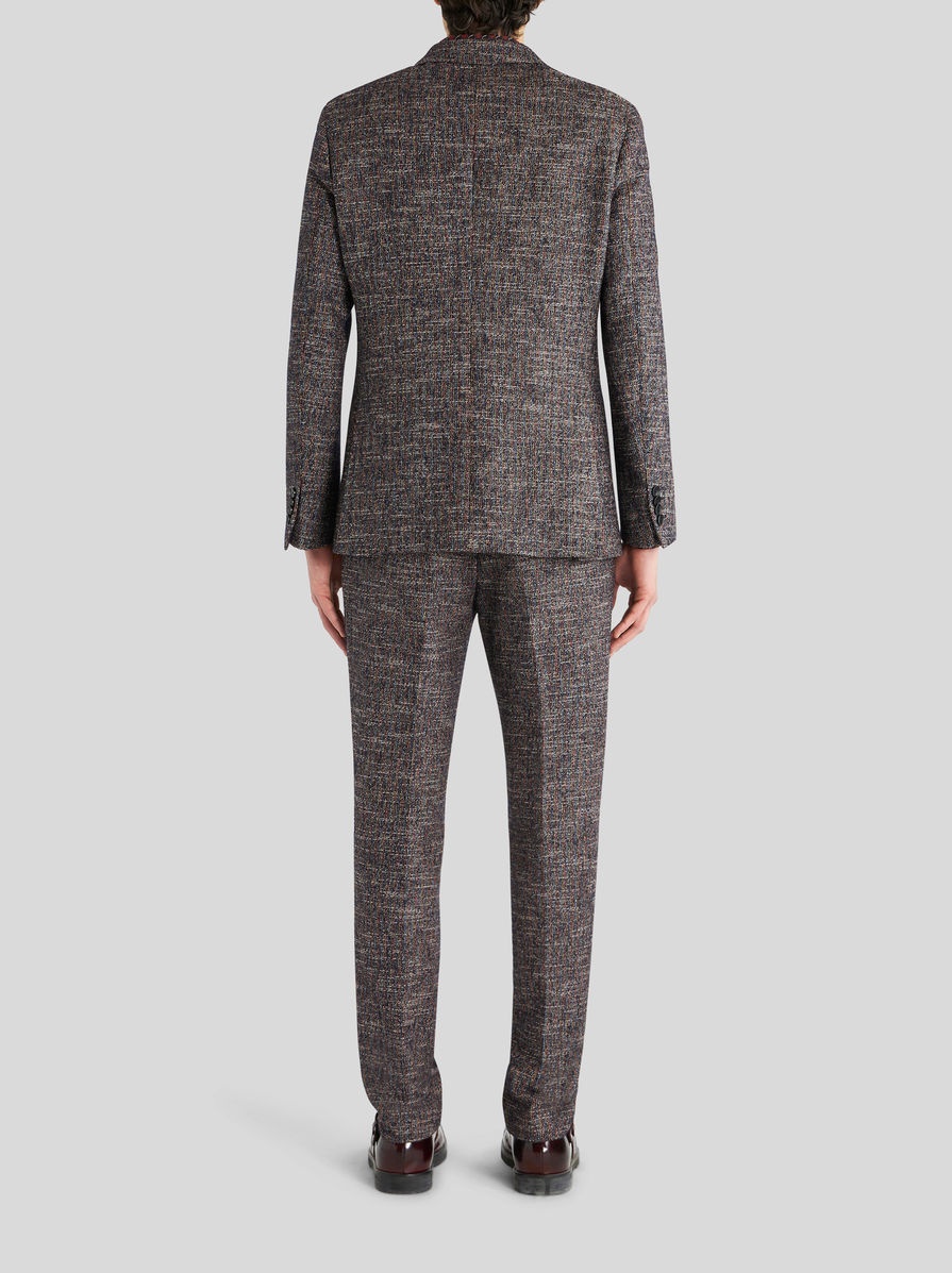 COTTON JACKET WITH MULTI-COLOURED THREAD - 4