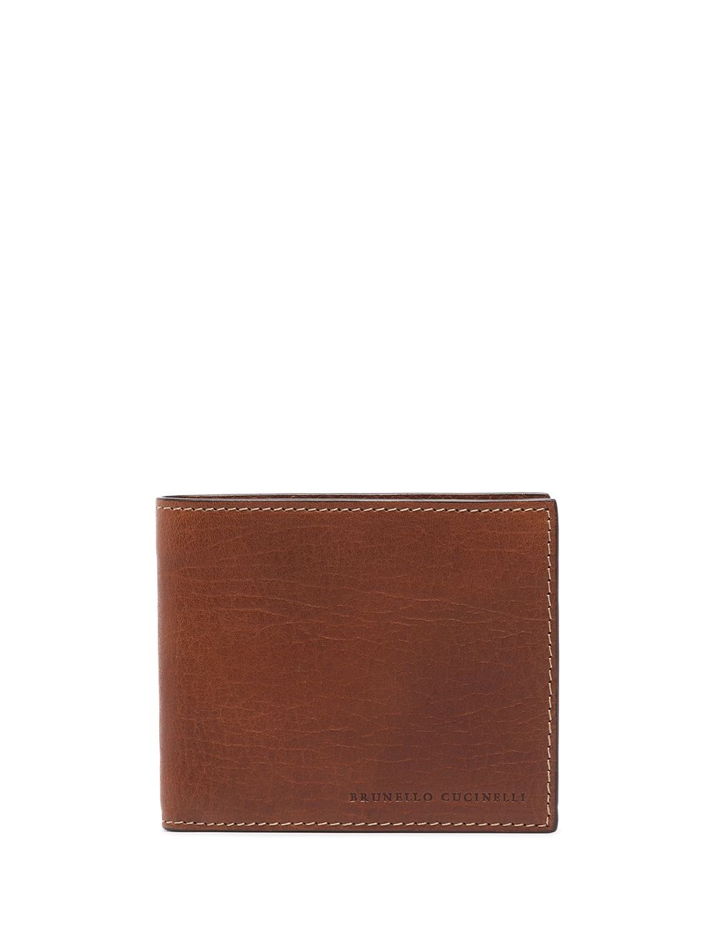 debossed logo billfold wallet - 1