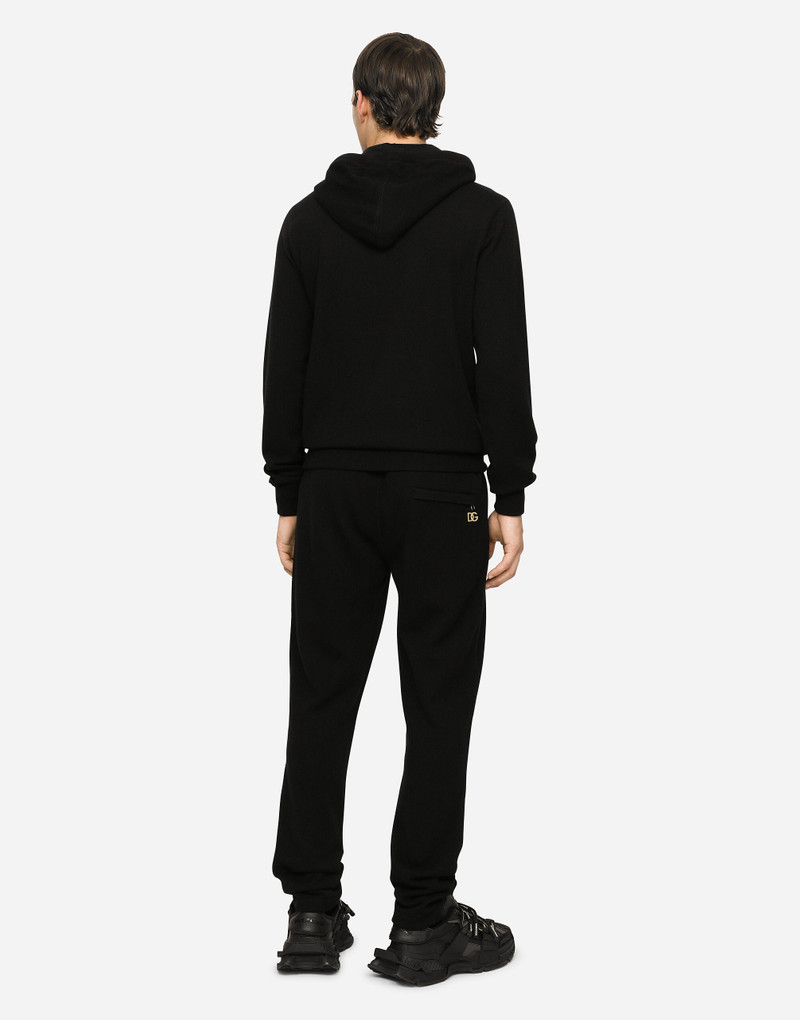Cashmere jogging pants with DG logo 3