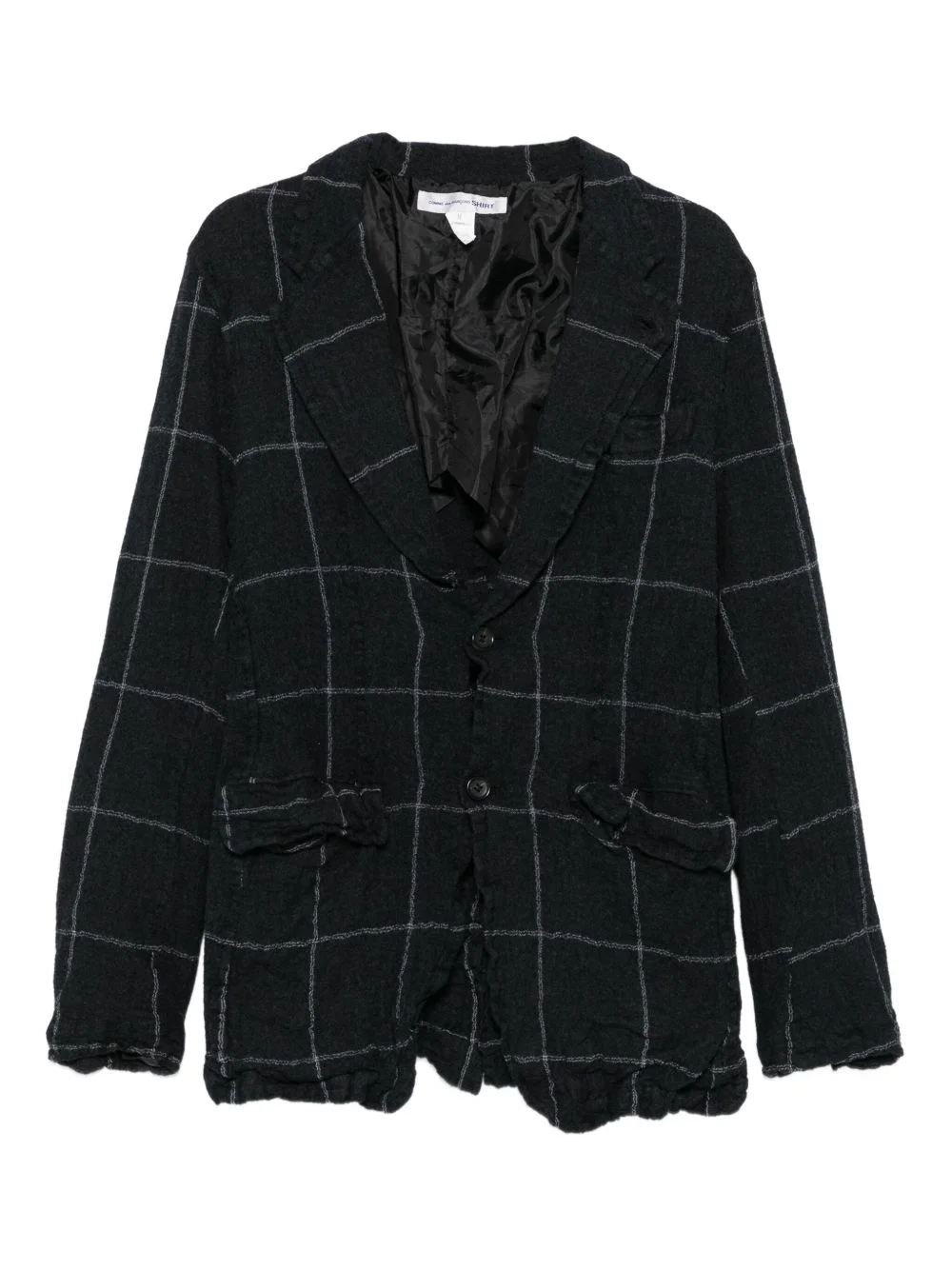 checked blazer - 1