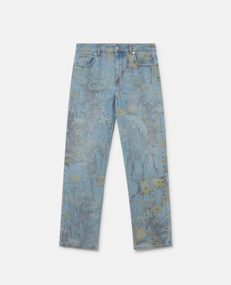 Rewild Flora Print Straight Leg Jeans - 1