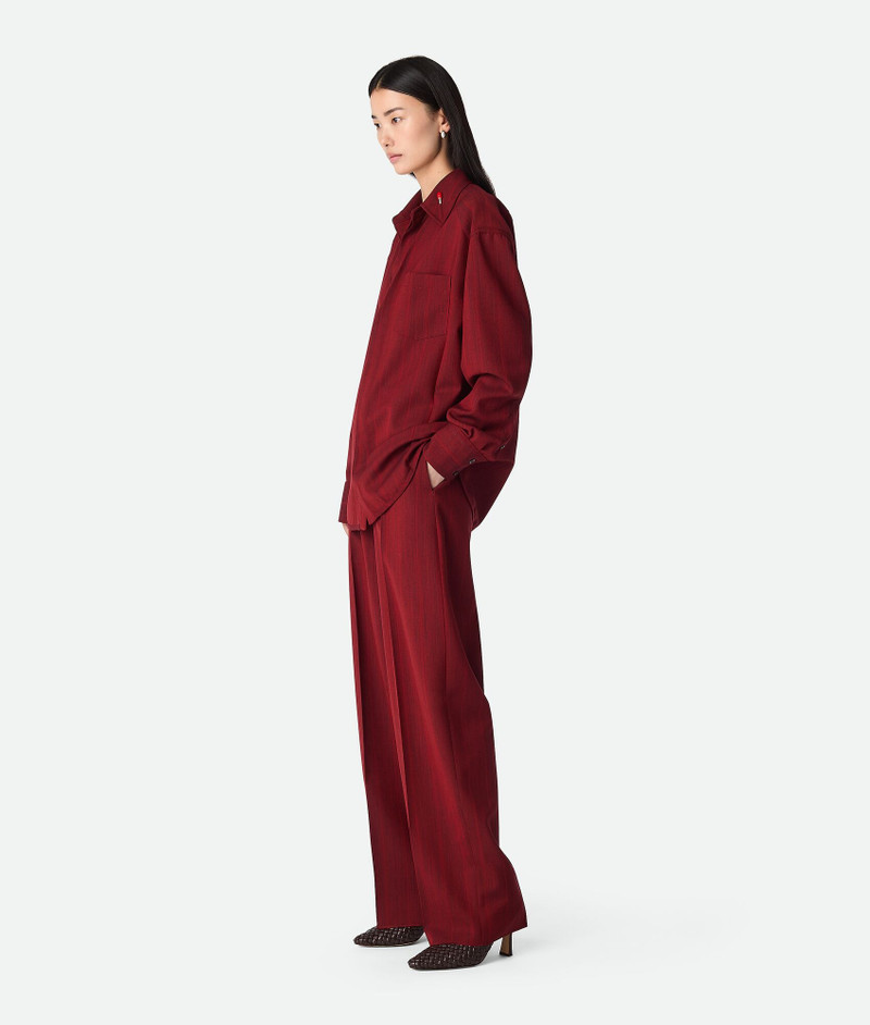 Bottega Veneta Wool Subtle Stripe Shirt outlook