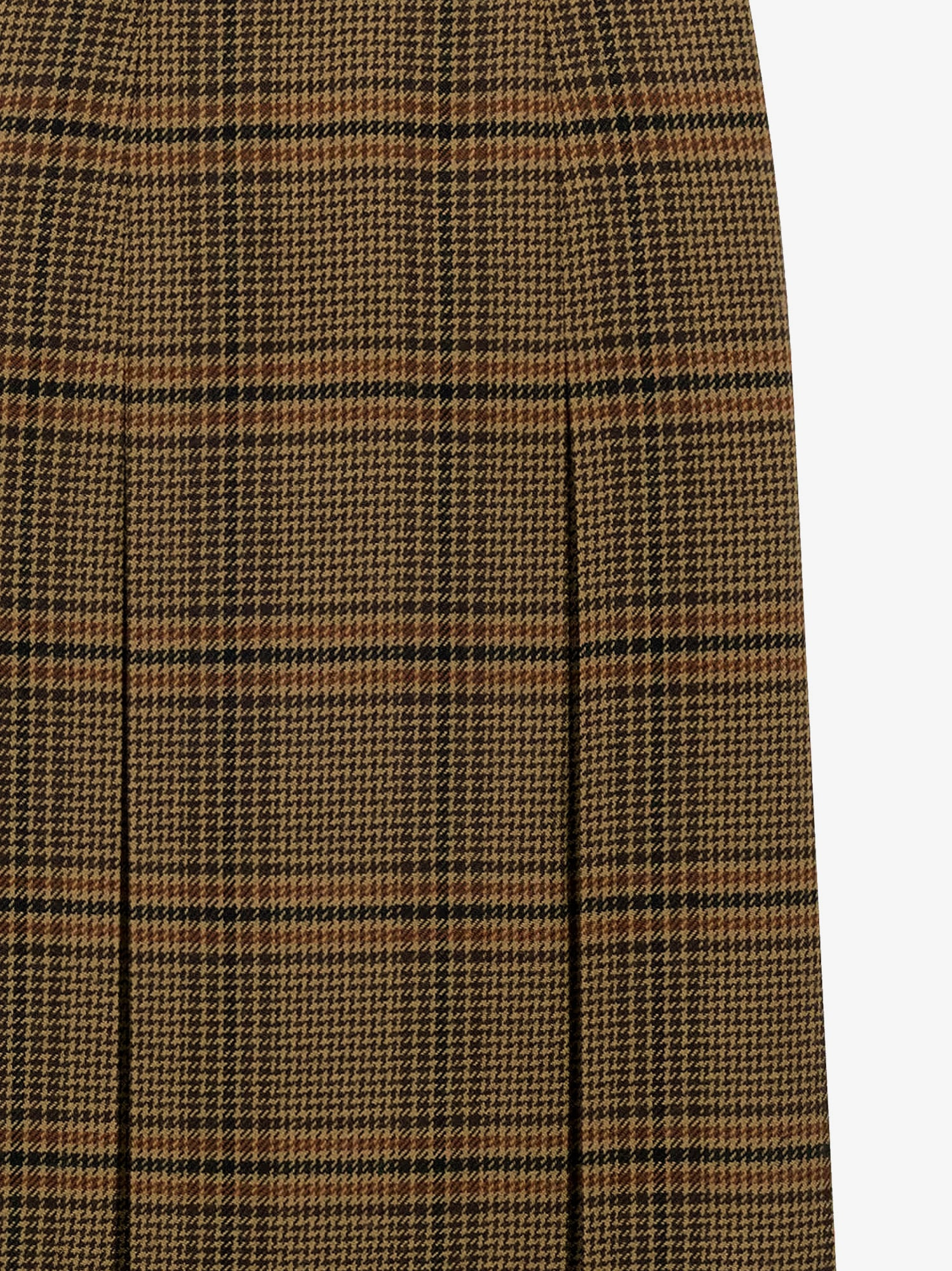Prince Of Wales Certified Virgin Wool Skirt - 5