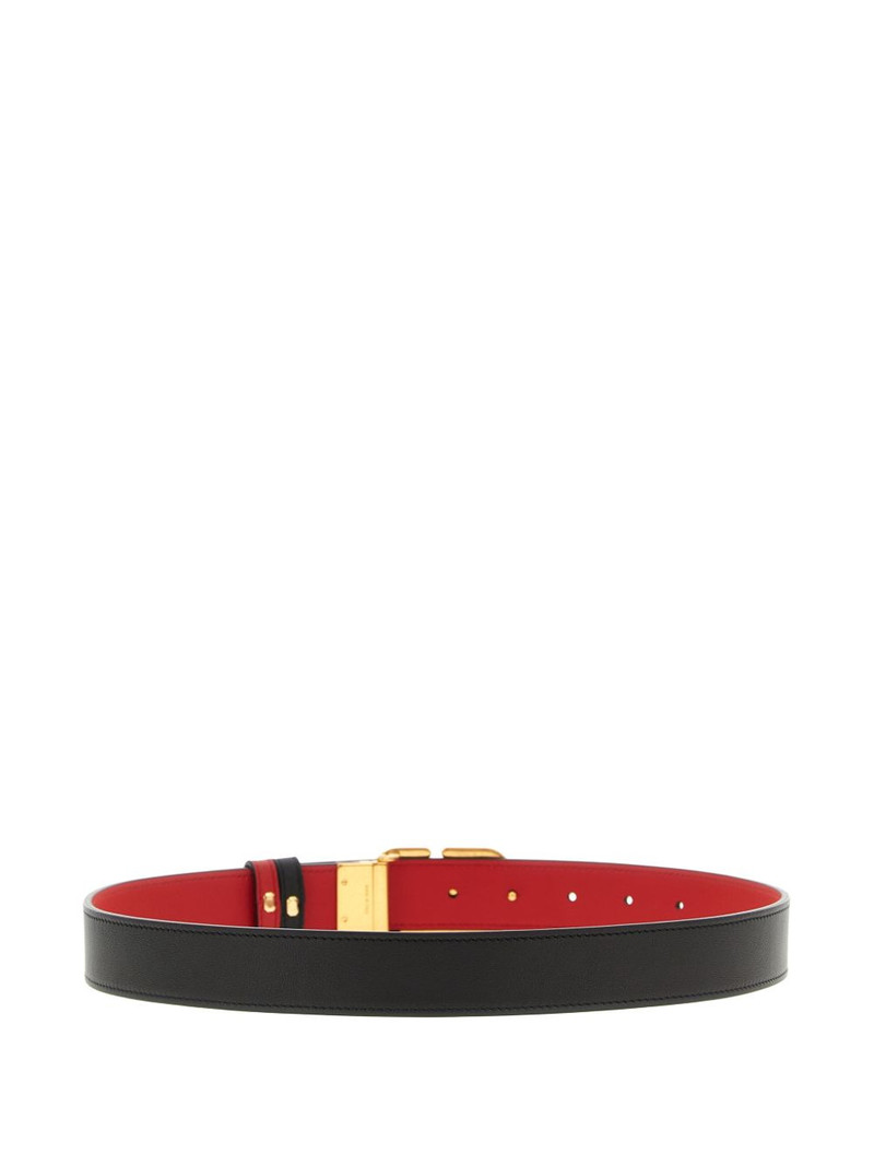 Valentino Vlogo signature reversible leather belt outlook