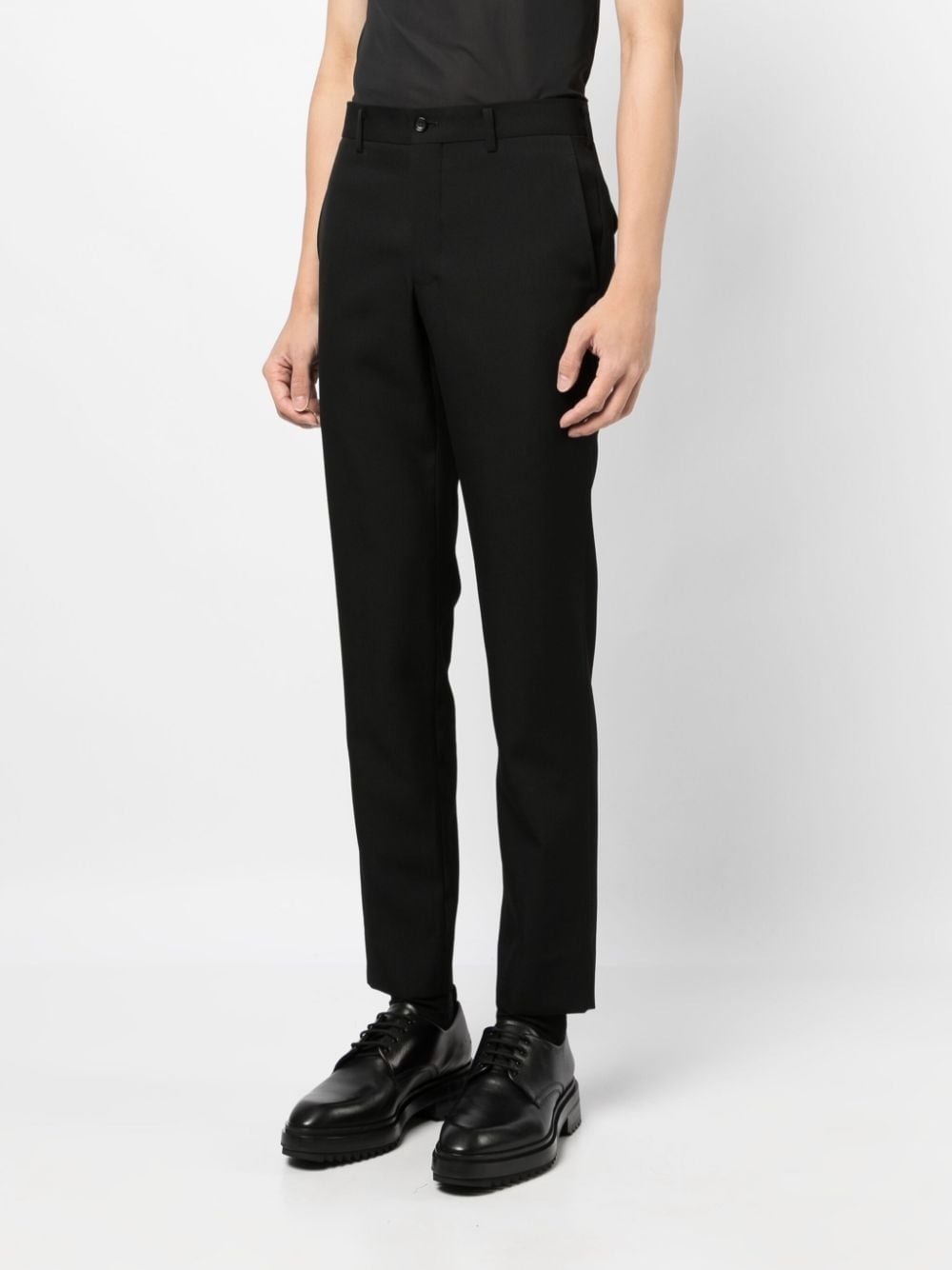 straight-leg tailored trousers - 3