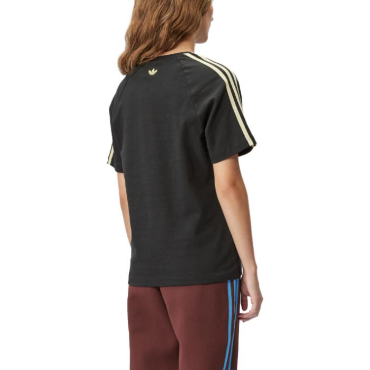 adidas x Wales Bonner Short-Sleeve Tee 'Black' IM8402 - 4