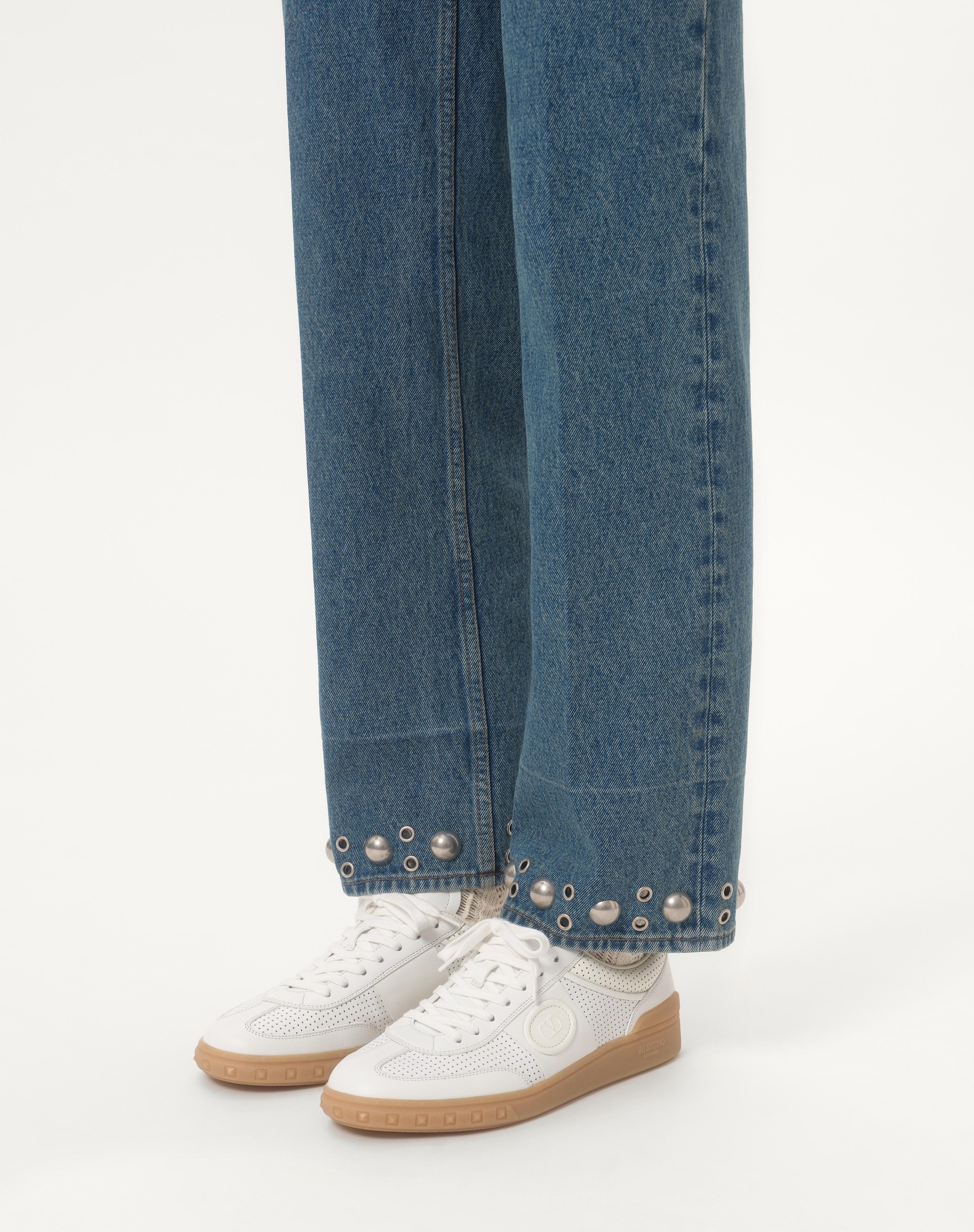 UPVILLAGE LOW-TOP SNEAKER IN PERFORATED NAPPA LEATHER - 2