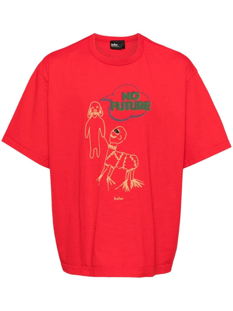 graphic-print cotton T-shirt 1