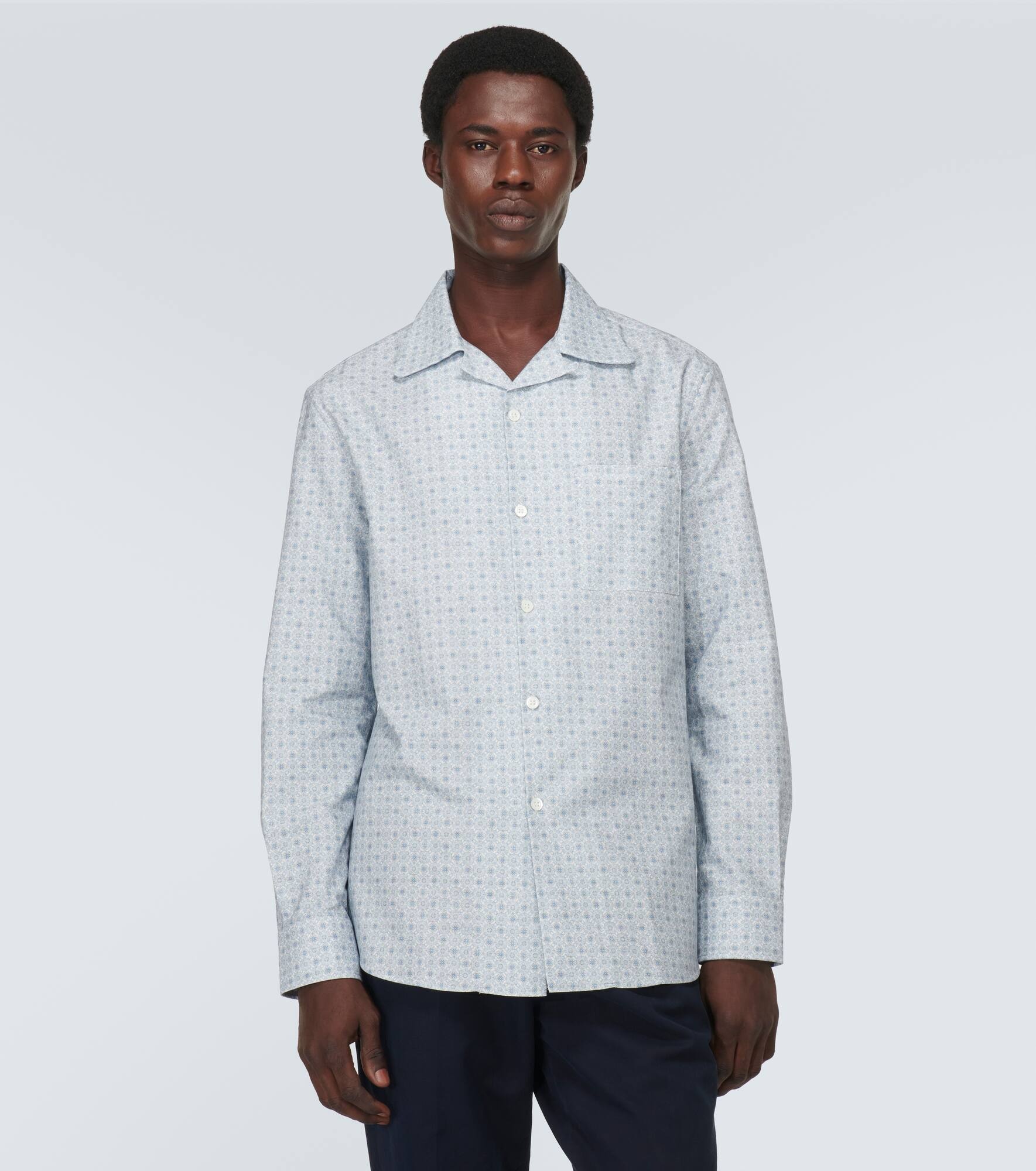 Printed cotton shirt - 3