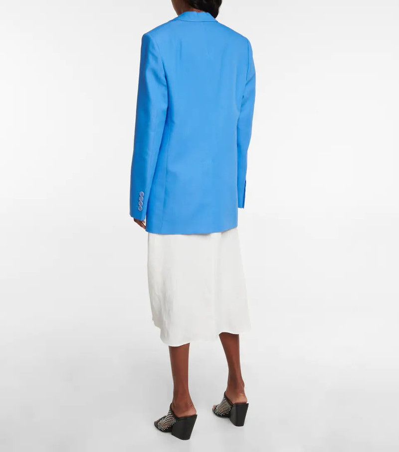 Single-breasted twill blazer 3