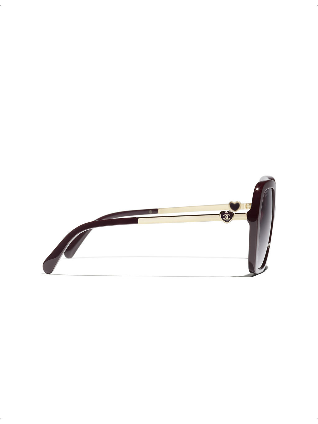 CH5521 square-frame acetate and metal sunglasses - 3