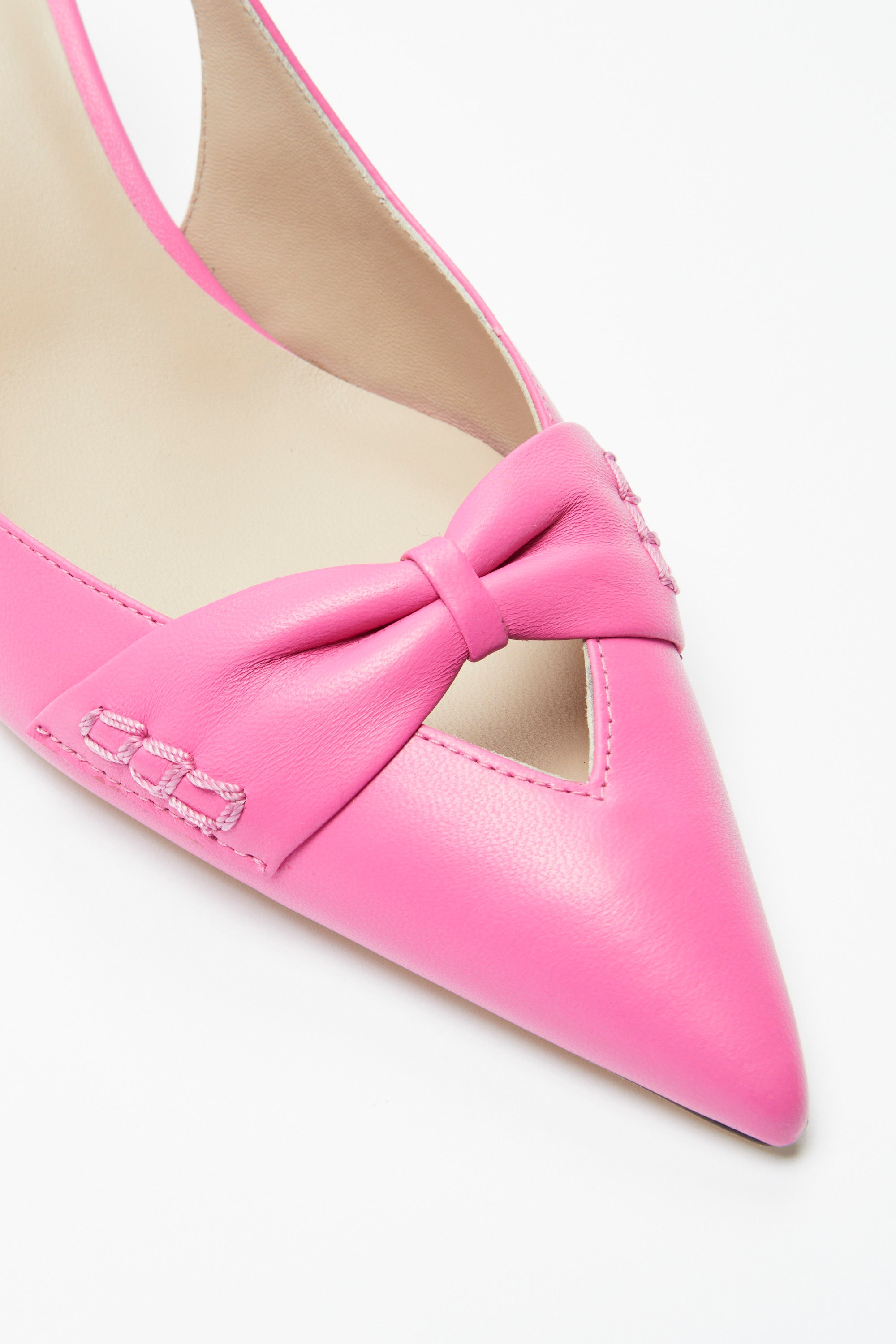 BOW-EMBELLISHED SLINGBACK PUMPS - 4