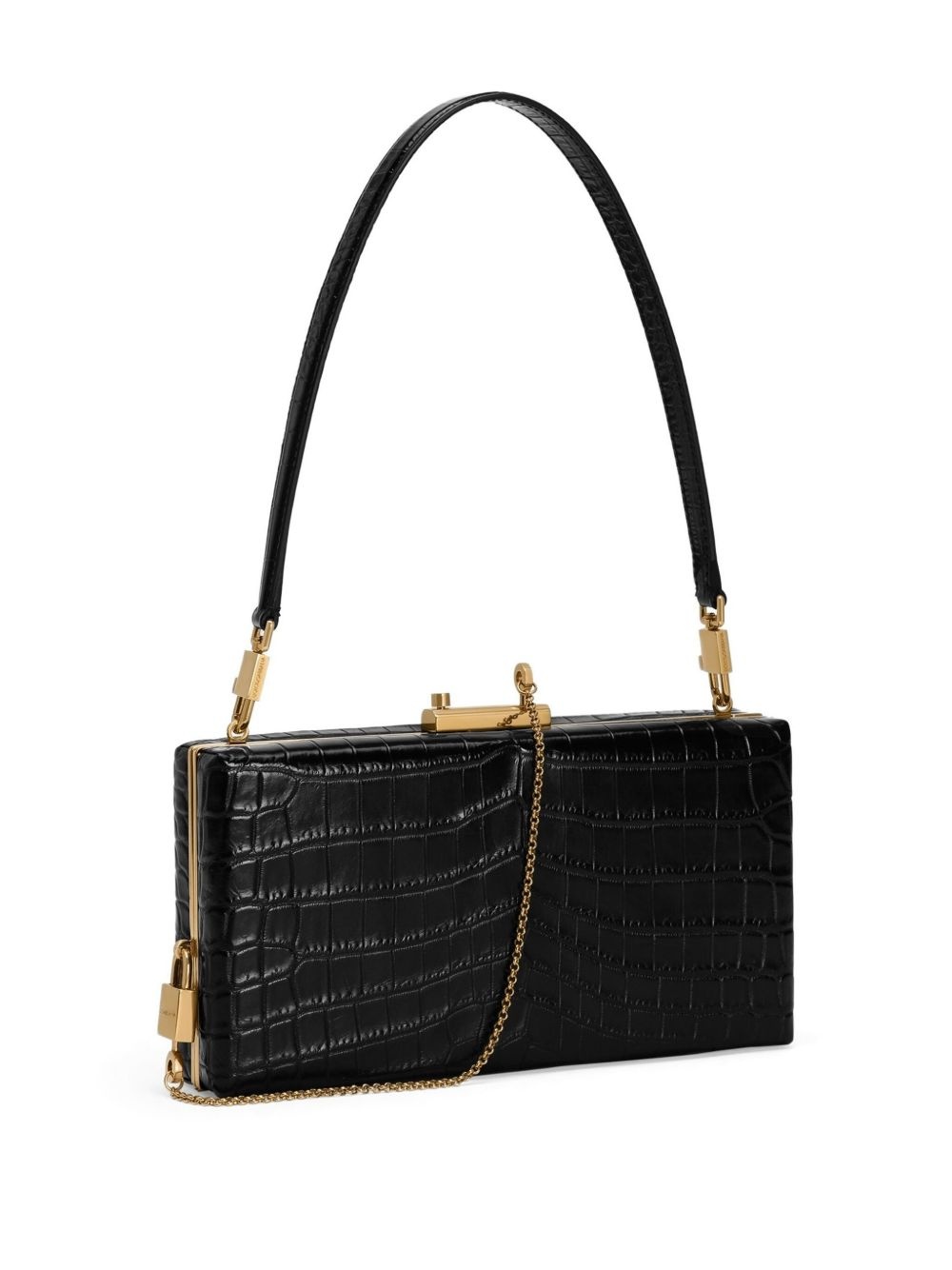 crocodile-embossed bag - 4
