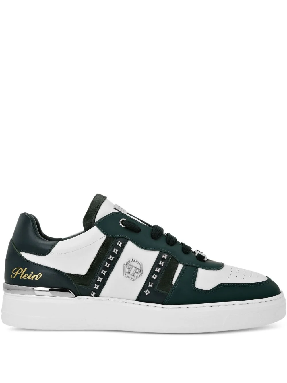 logo-embellished panelled sneakers - 1