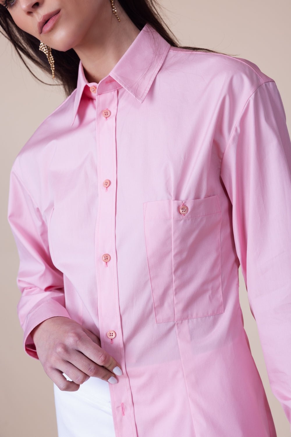 Long Sleeve Button Shirt - 3