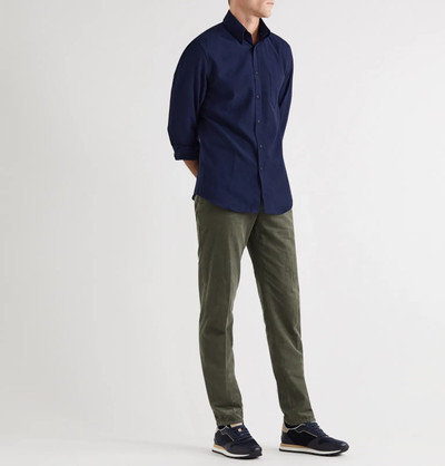 Brunello Cucinelli Button-Down Collar Cotton-Twill Shirt outlook