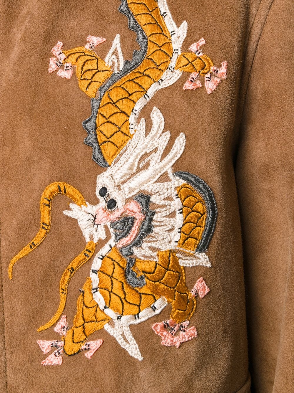 dragon embroidered jacket - 5